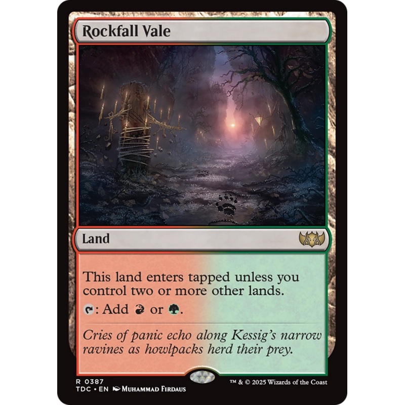 Rockfall Vale [Tarkir: Dragonstorm Commander]