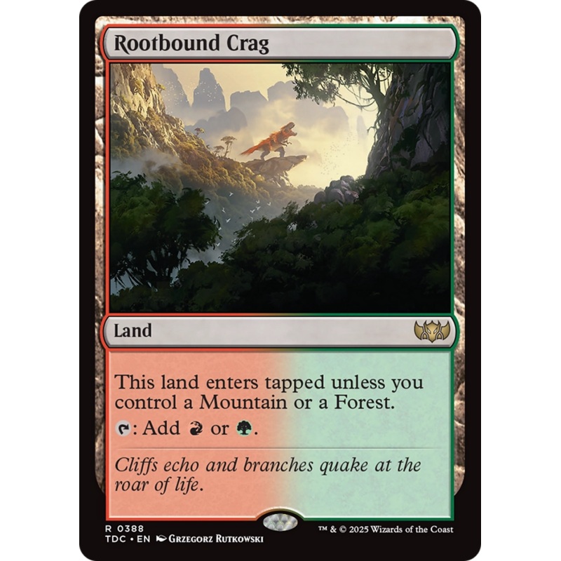 Rootbound Crag [Tarkir: Dragonstorm Commander]