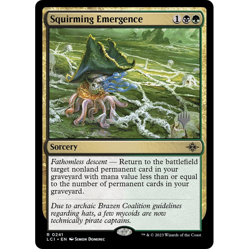 Squirming Emergence (Promo Pack) [The Lost Caverns of Ixalan Promos]