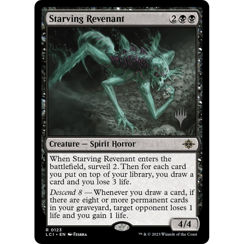 Starving Revenant (Promo Pack) [The Lost Caverns of Ixalan Promos]