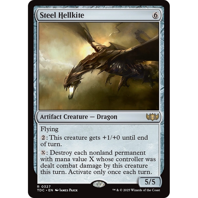 Steel Hellkite [Tarkir: Dragonstorm Commander]