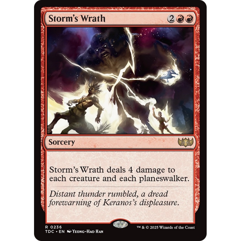 Storm's Wrath [Tarkir: Dragonstorm Commander]