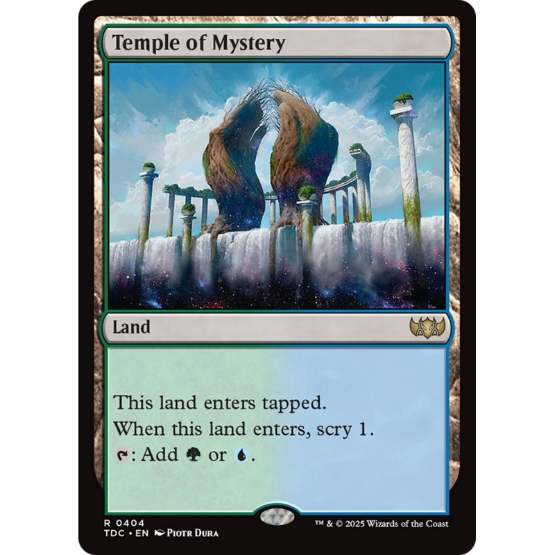 Temple of Mystery [Tarkir: Dragonstorm Commander]