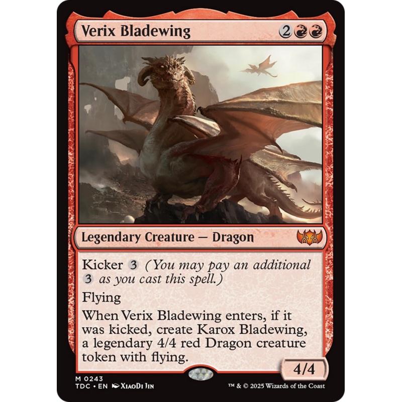 Verix Bladewing [Tarkir: Dragonstorm Commander]