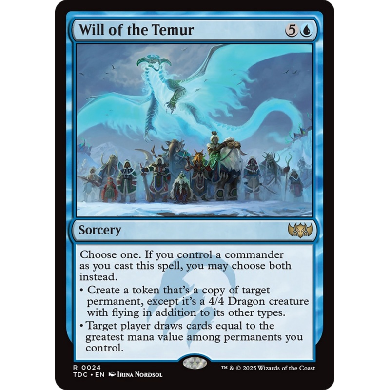 Will of the Temur [Tarkir: Dragonstorm Commander]