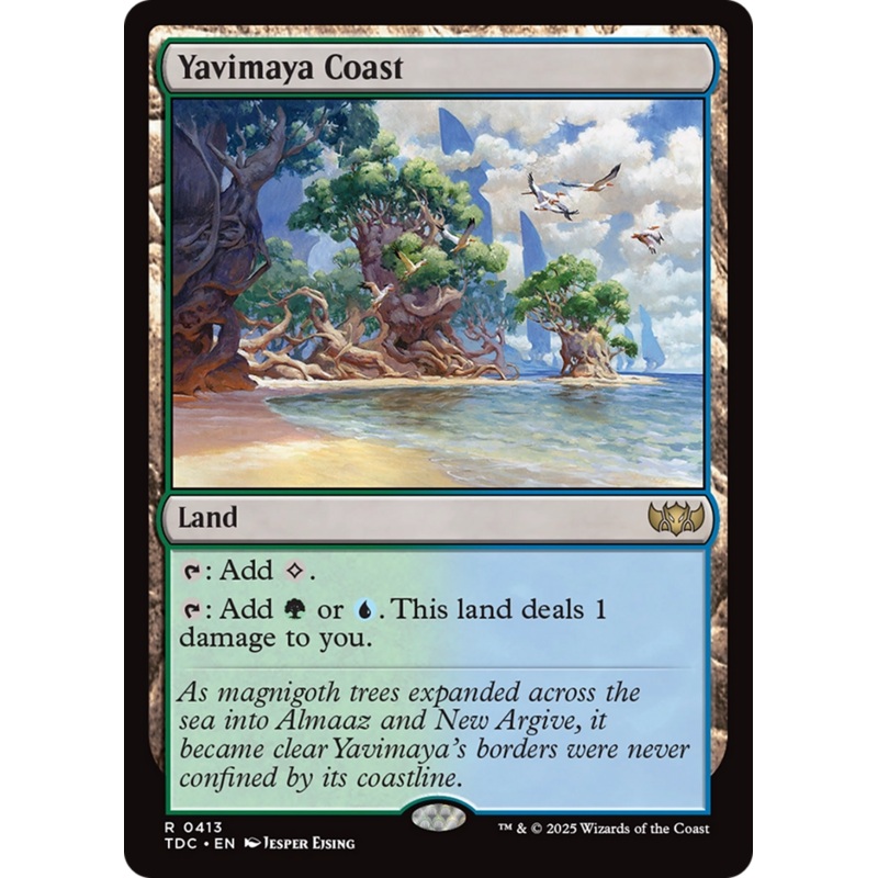 Yavimaya Coast [Tarkir: Dragonstorm Commander]