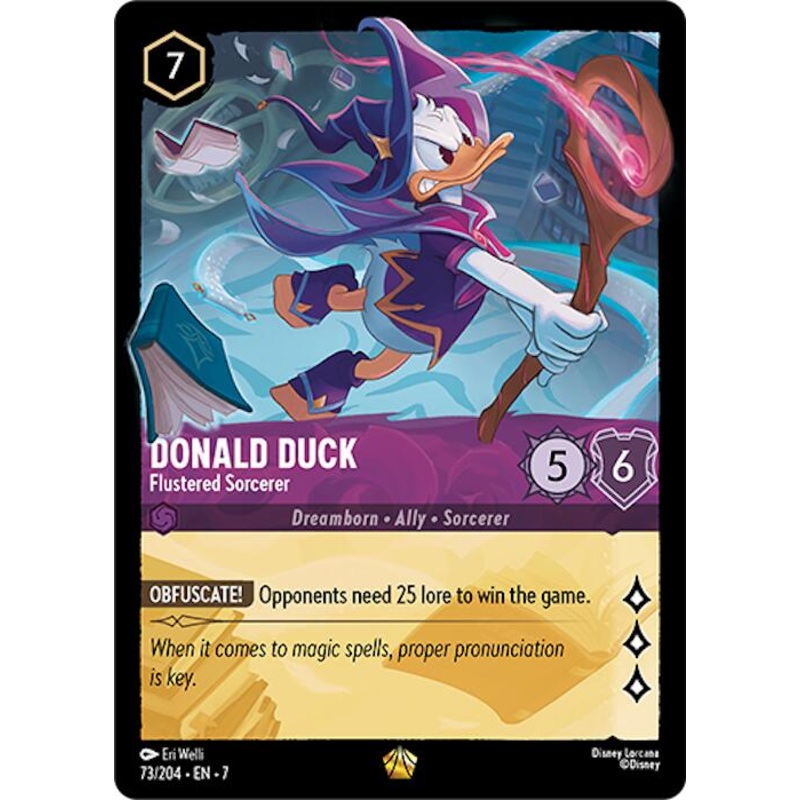 Donald Duck - Flustered Sorcerer (73/204) [Archazia's Island]