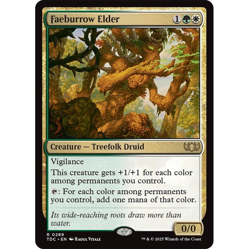 Faeburrow Elder [Tarkir: Dragonstorm Commander]