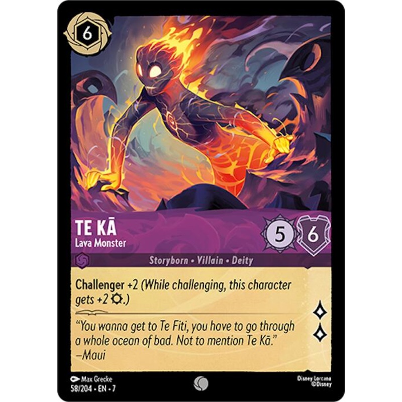 Te Ka - Lava Monster (58/204) [Archazia's Island]