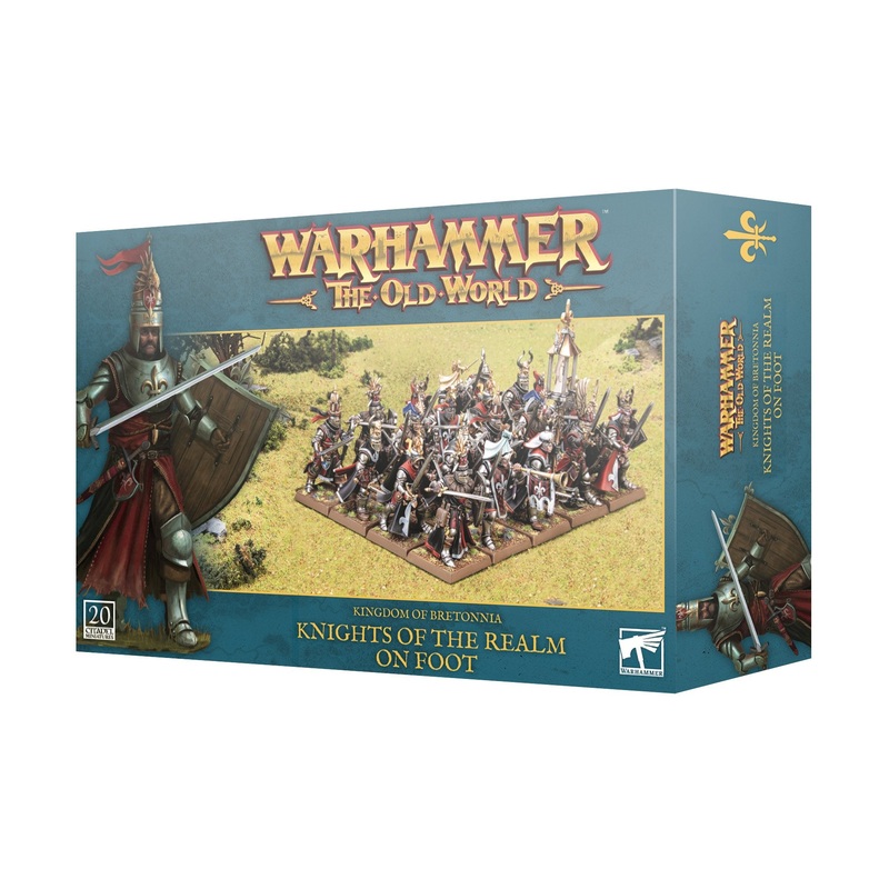 WARHAMMER: THE OLD WORLD - KINGDOM OF BRETONNIA - KNIGHTS OF THE REALM ON FOOT