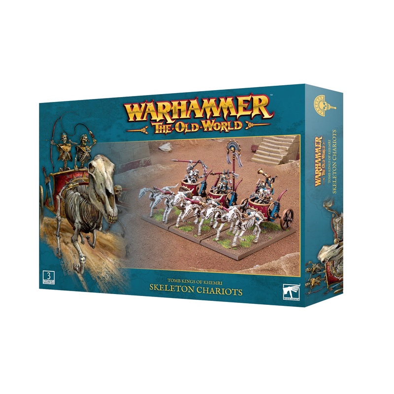 WARHAMMER: THE OLD WORLD - TOMB KINGS OF KHEMRI - SKELETON CHARIOTS