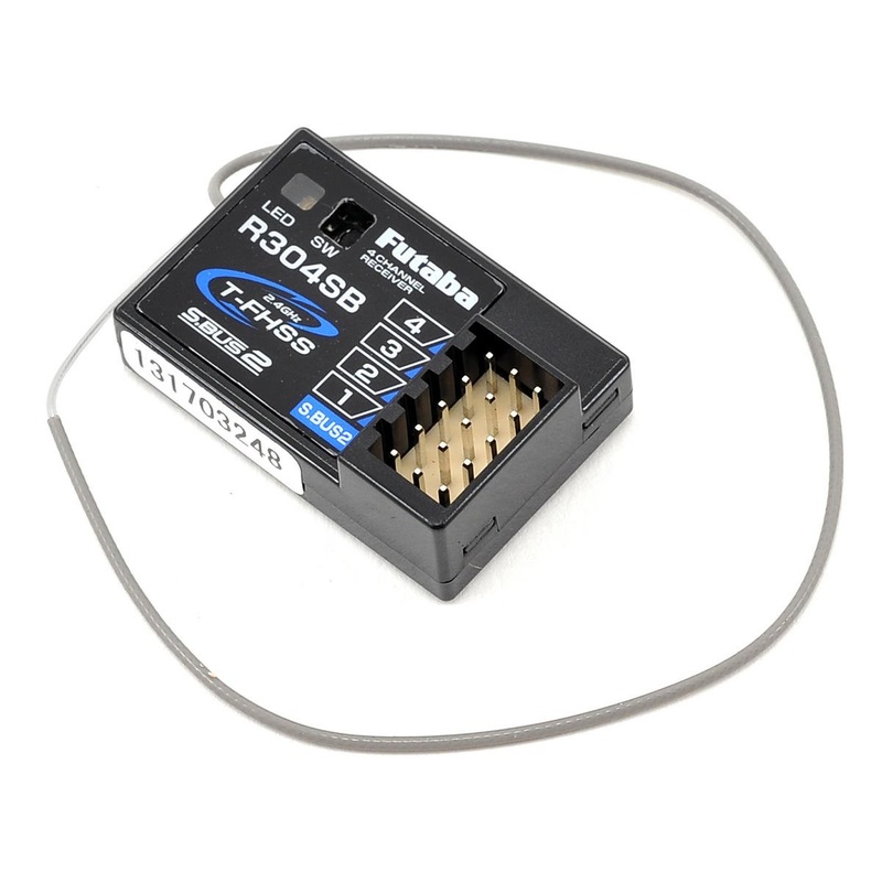 FUTABA 01102179-3 R304SB T-FHSS 4-Channel Telemetry Enabled 2.4GHz Receiver
