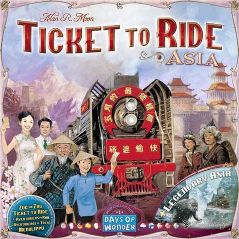 Ticket to Ride Map Collection: Volume 1  Asia & Legendary Asia