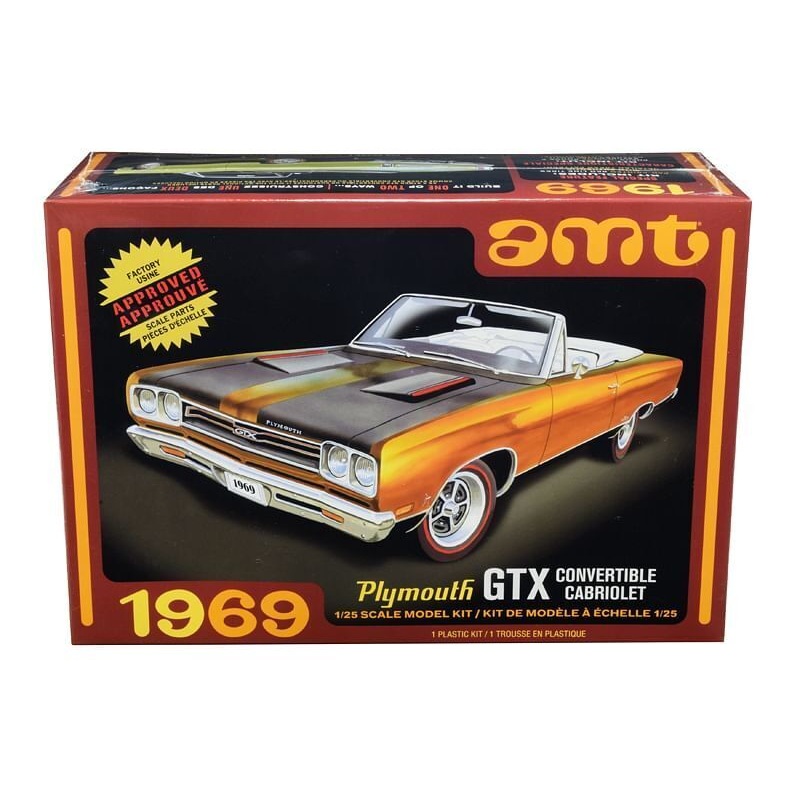 AMT 1137M/12 1/25 1969 Plymouth GTX Convertible 2T