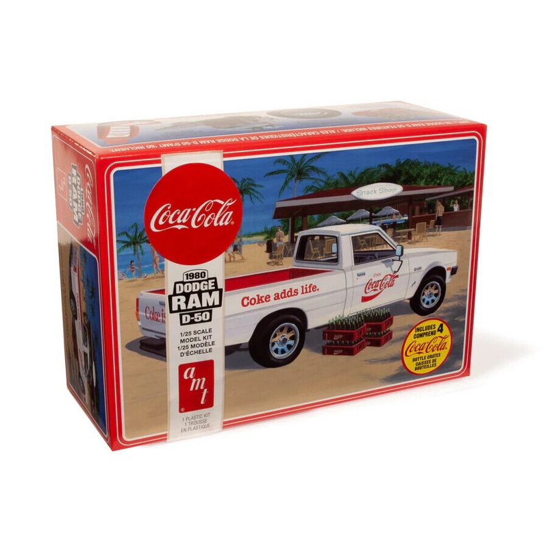 AMT 1306 1/25 1982 Dodge Ram D-50 Pickup Coke