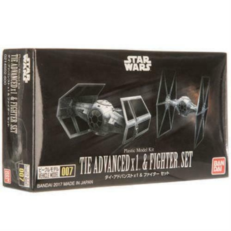 BANDAI 0214502 Tie Advanced x1 and Tie Fighter set "Star Wars", Bandai Star Wars VM