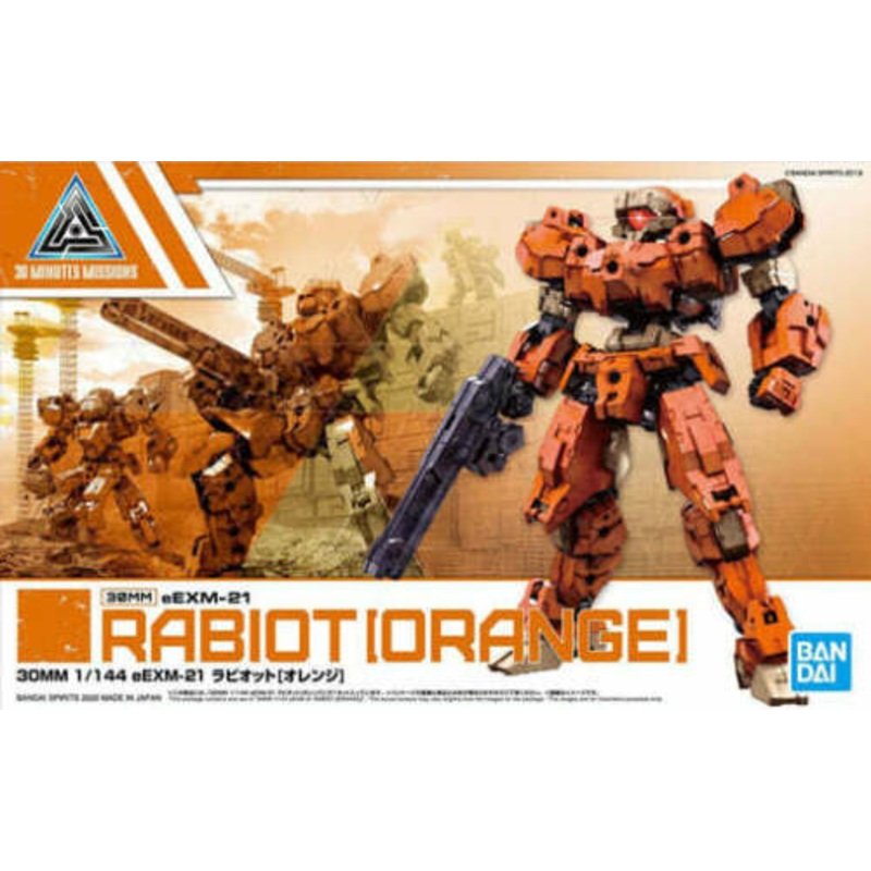 BANDAI 5060265 #24 eEXM-21 RABIOT (Orange) "30 MM", Bandai Spirits 30 MM