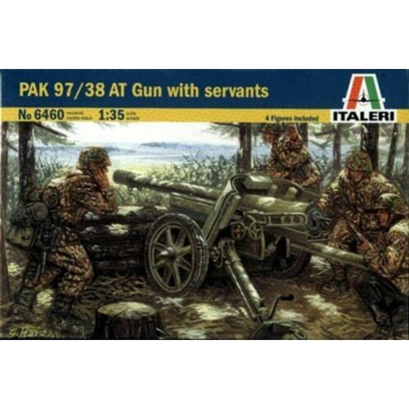ITALERI 6460 1/35 PAK 97 / 38 AT Gun with Servants