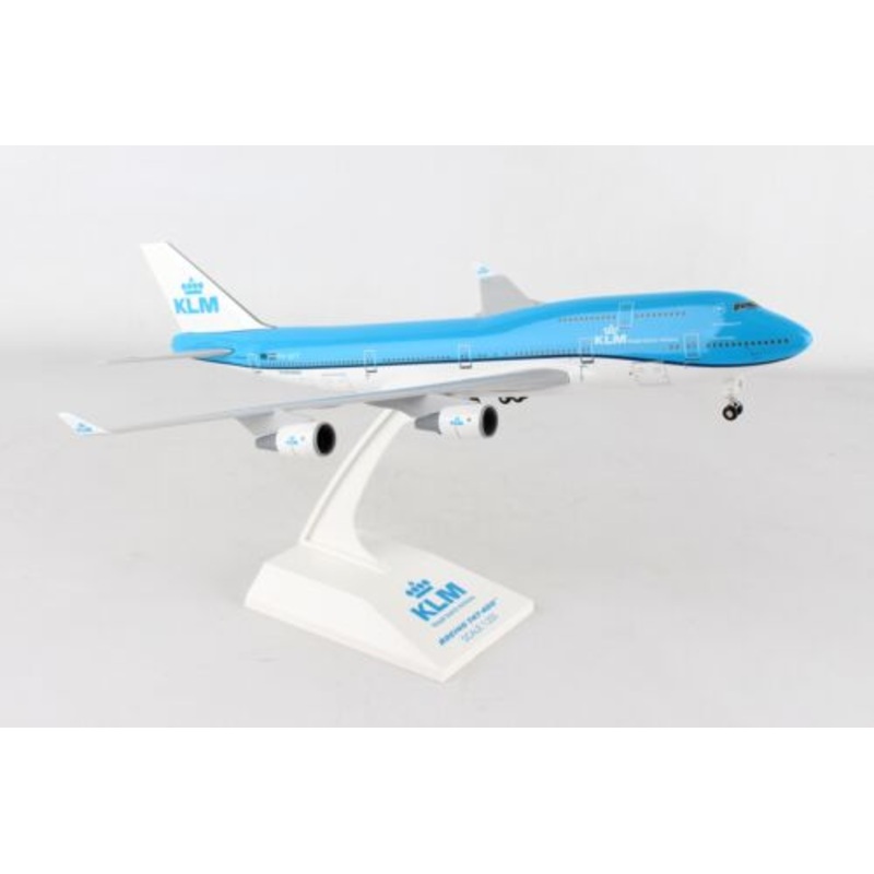 SKYMARKS SKR940 KLM 747-400 1/200 W/GEAR NEW LIVERY