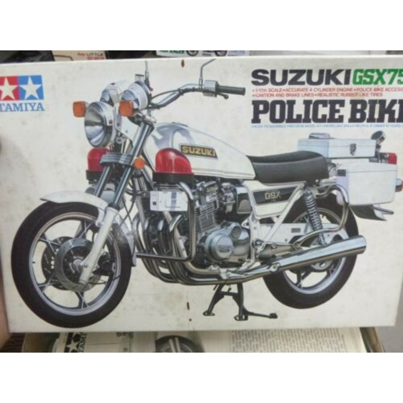 TAMIYA 14020 1/12 Suzuki GSX750 Police Bike