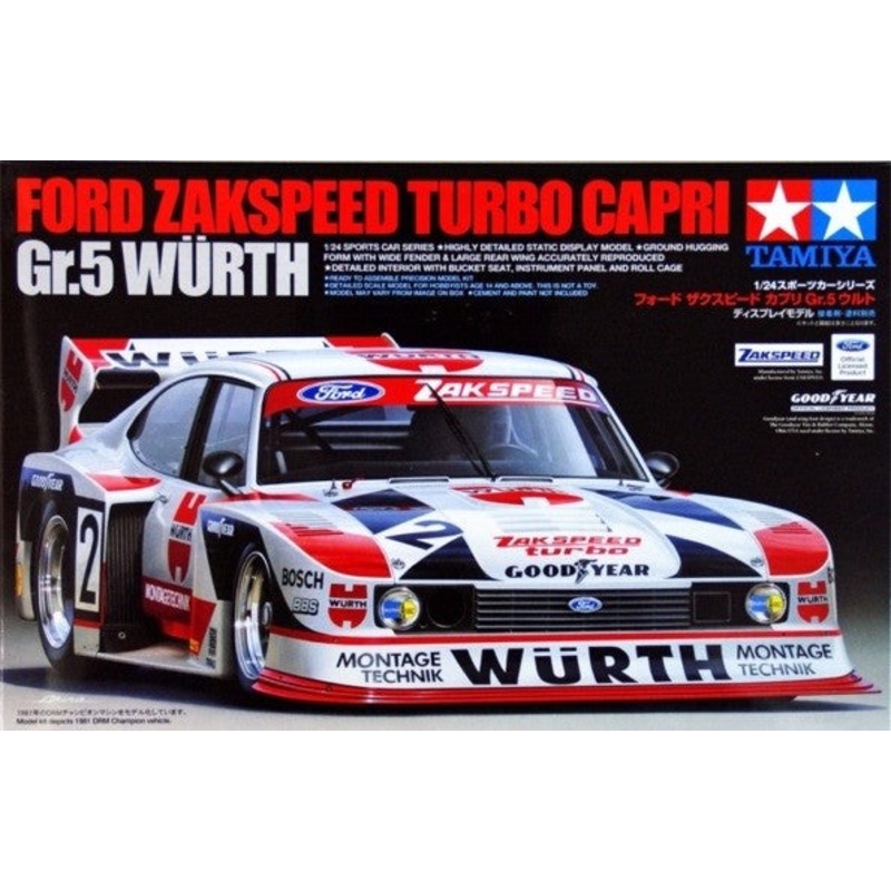 TAMIYA 24329 Ford ZAKSPEED TURBO CAPRI
