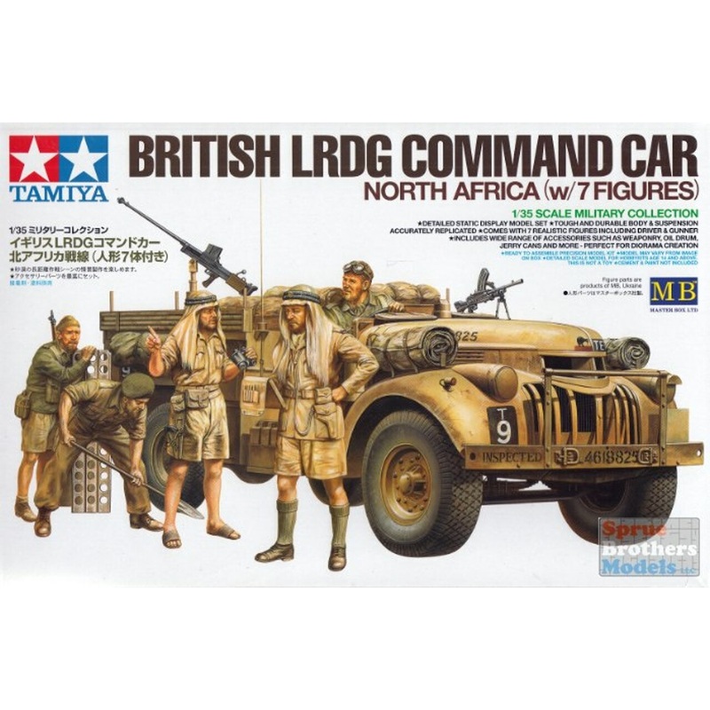 TAMIYA 32407 1/35 British LRDG Command Car, 7pc