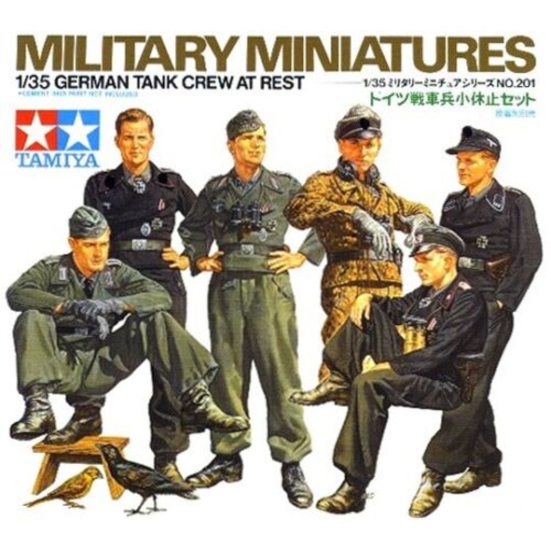 TAMIYA 35201 1/35 German Tank Crew At Rest