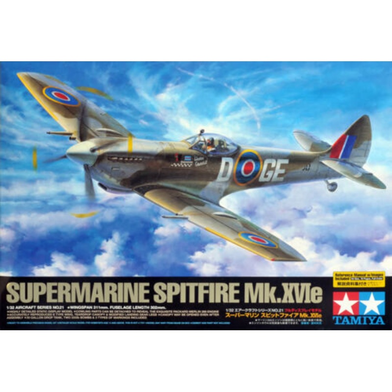 TAMIYA 60321 1/32 Supermarine Spitfire Mk.XVIe