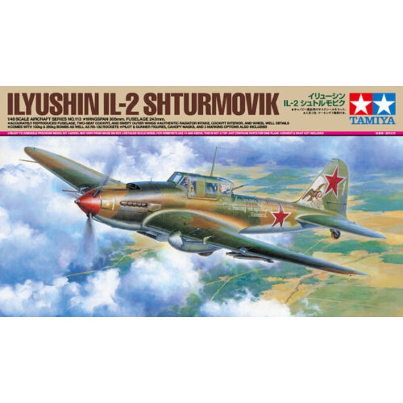 TAMIYA 61113 1/48 Ilyushin IL-2 Shturmovik