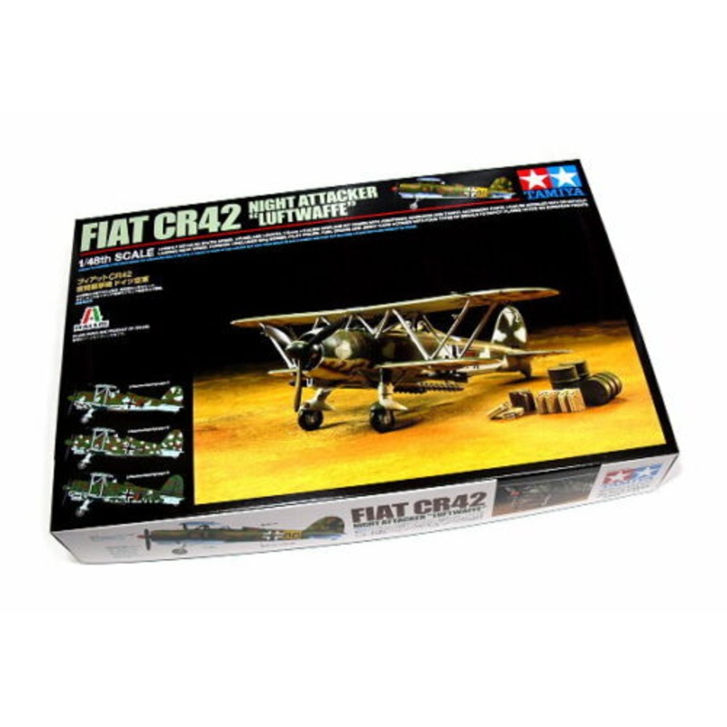 TAMIYA 89722 1/48 Fiat CR42 Night Attacker "Luftwaffe"