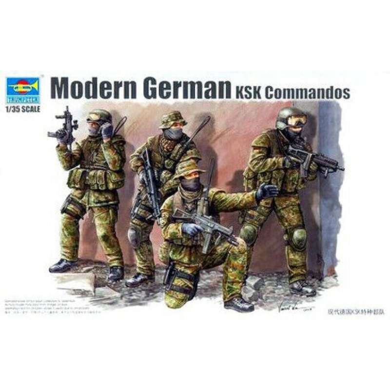 TRUMPETER 00422 1/35 Modern German KSK Commandos