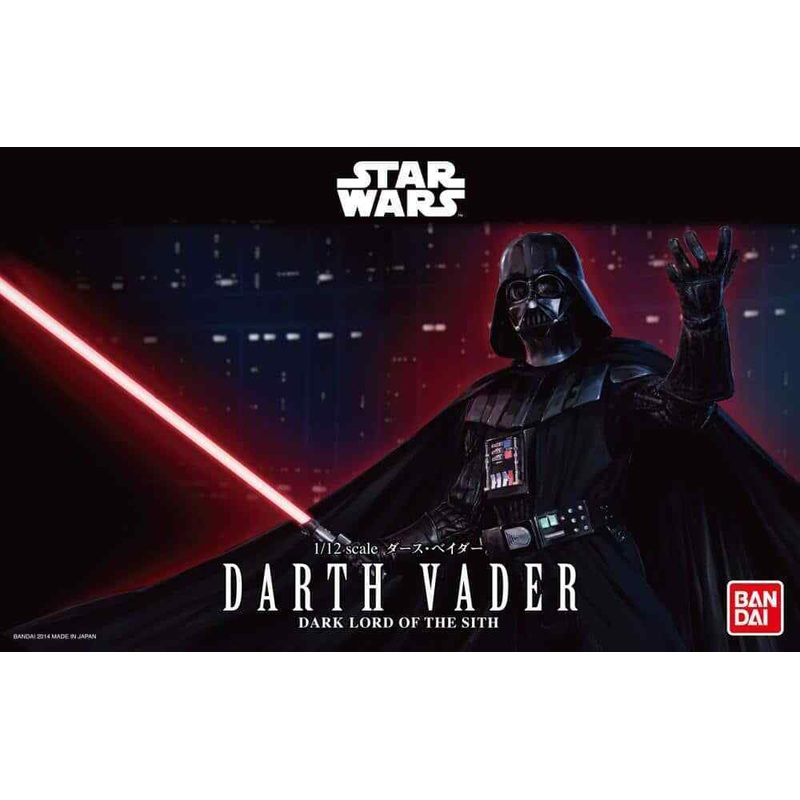 BANDAI 0191408 1/12 Darth Vader "Star Wars", Bandai Star Wars