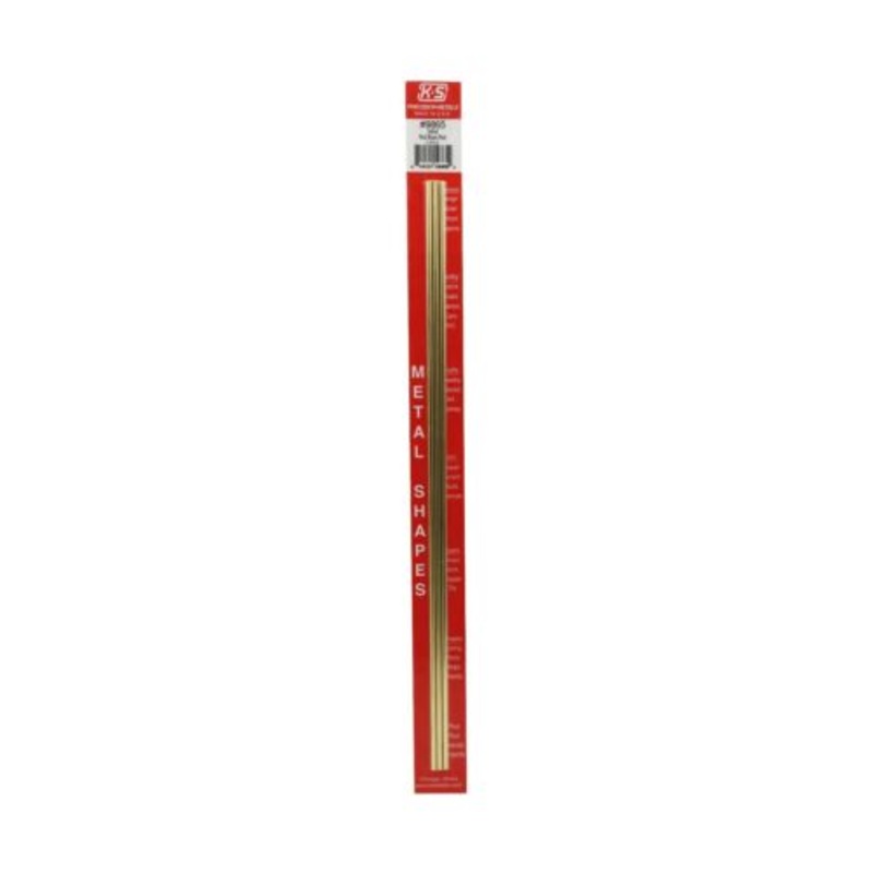 K+S 9865 Round Brass Rod, 3mm Diameter X 300mm Long, 3 Piece