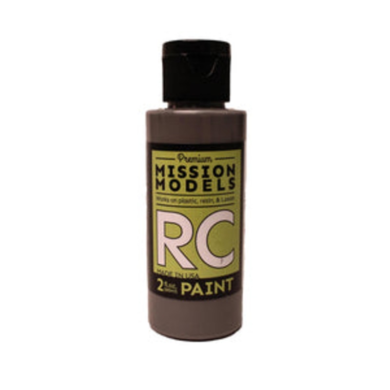 MISSION MODELS MMRC-010 Water-based RC Paint, 2 oz Bottle, Gray