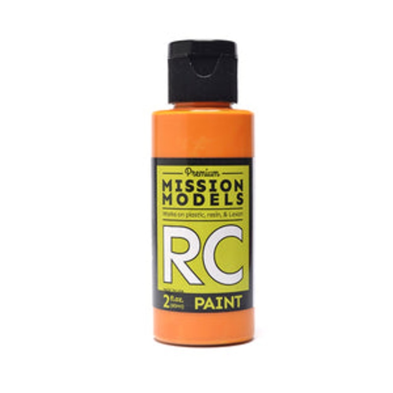 MISSION MODELS MMRC-026 Water-based RC Paint, 2 oz Bottle, Pearl Orange