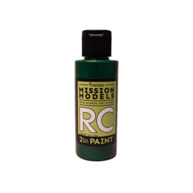 MISSION MODELS MMRC-052 Water-based RC Paint, 2 oz Bottle, Translucent Green