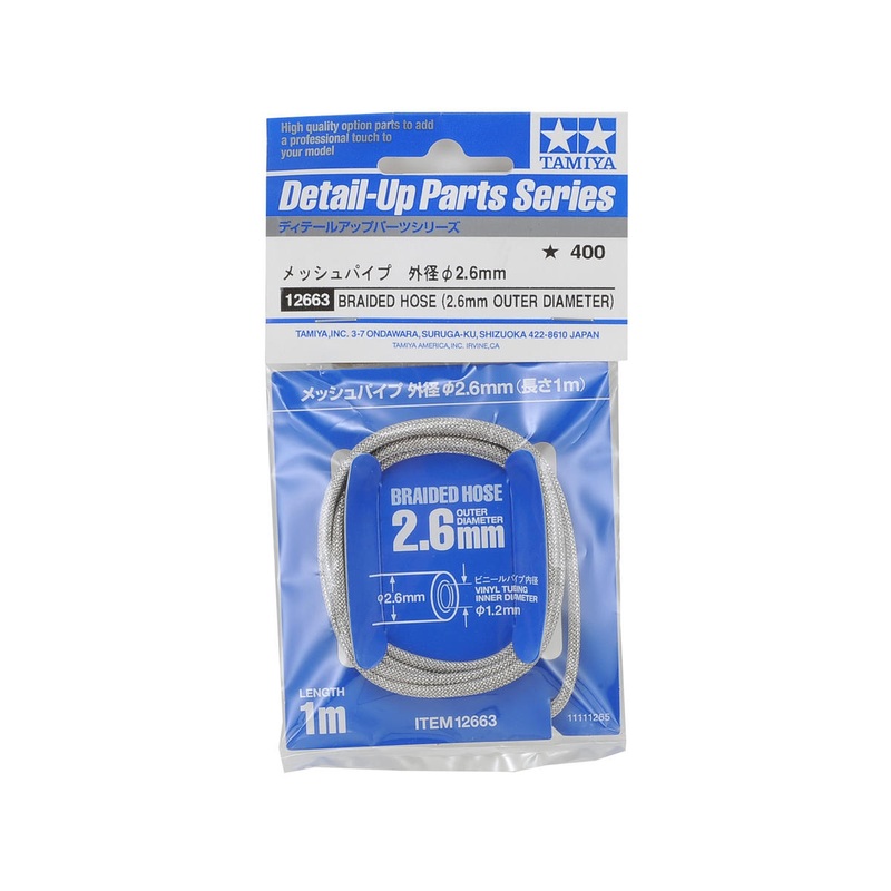 TAMIYA 12663 2.6mm Braided Hose