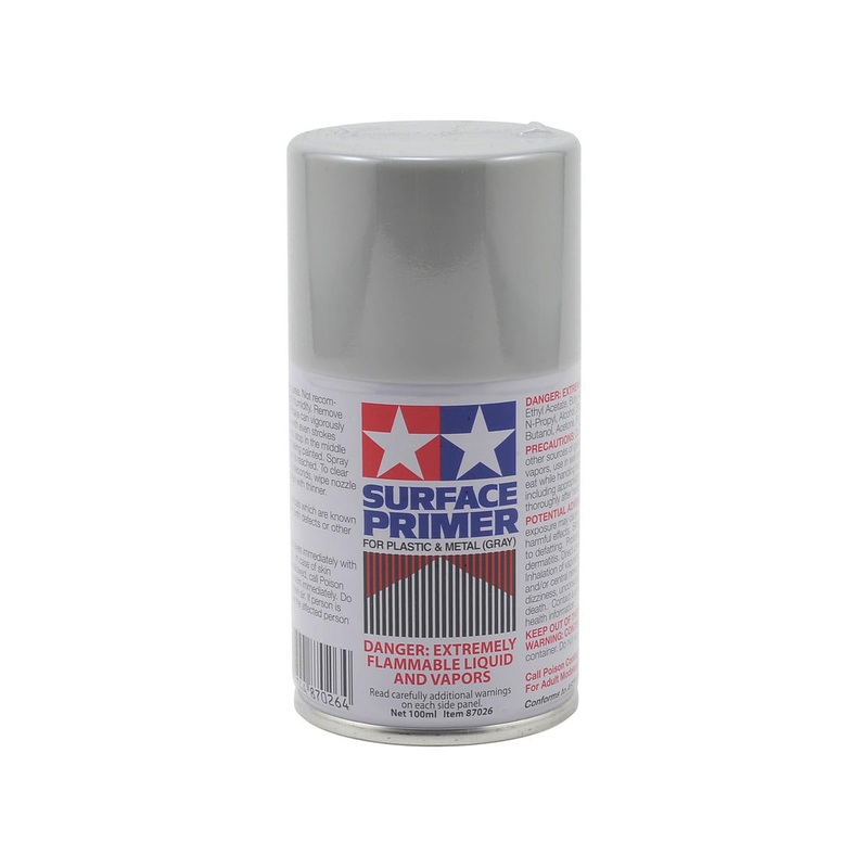 TAMIYA 87026 Grey Surface Primer Spray Paint 100ml