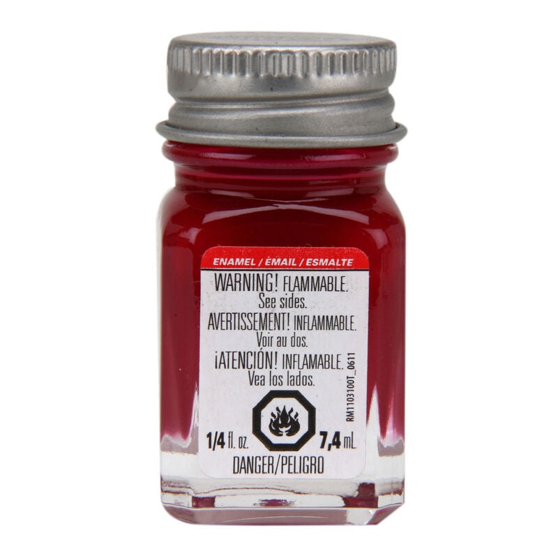 TESTORS 1188 Enamel 1/4 oz Stop Light Red
