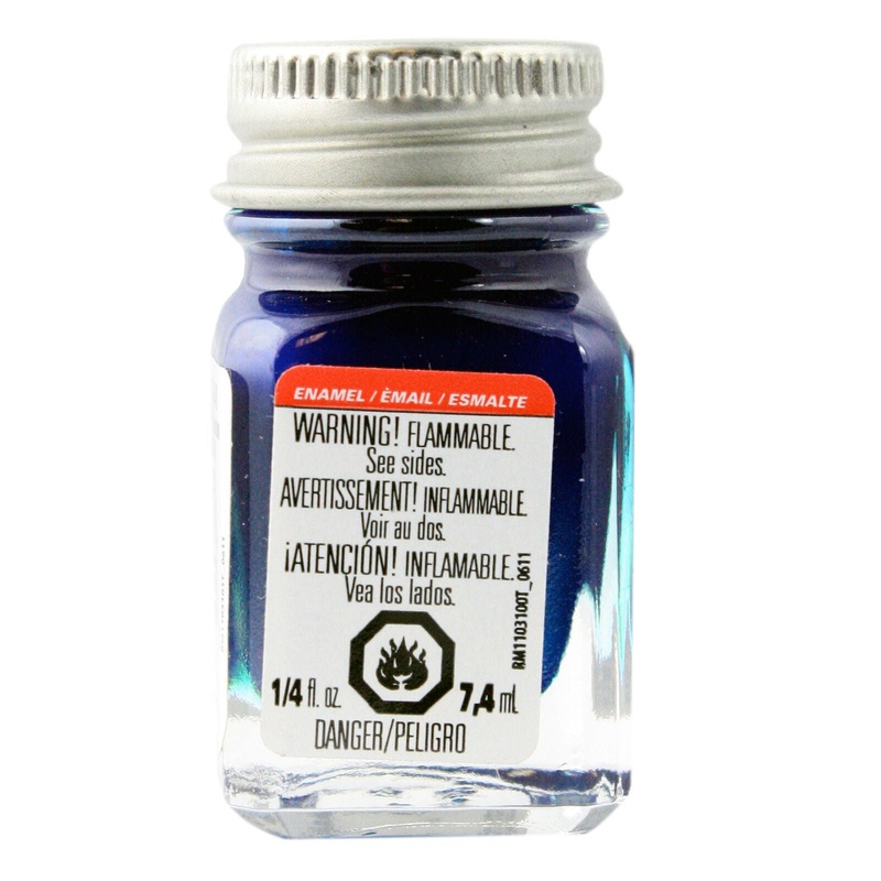 TESTORS 1539 Enamel 1/4oz Metal Flake Blue