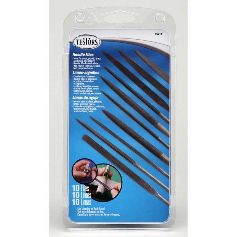 TESTORS 8941 Needle Files (10 ct) Tool