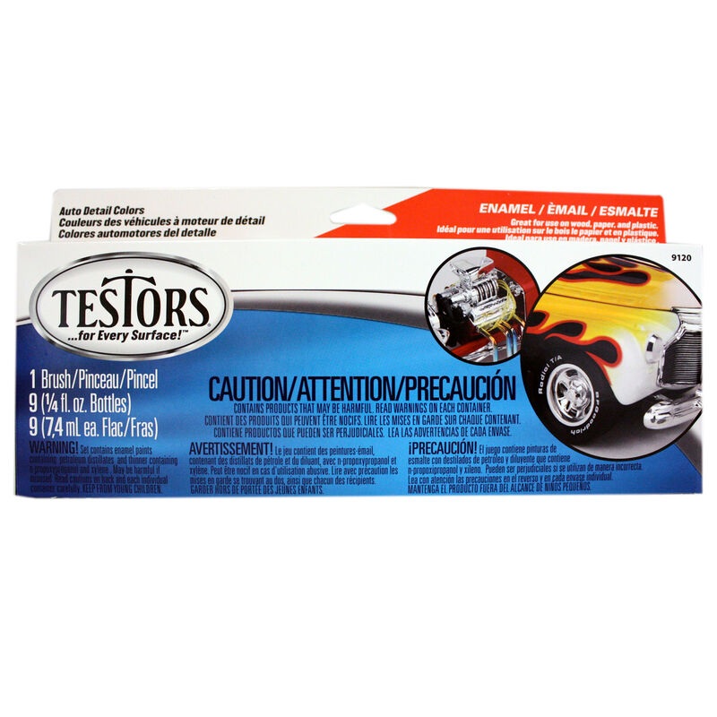 TESTORS 9120 Auto Detail Paint Set