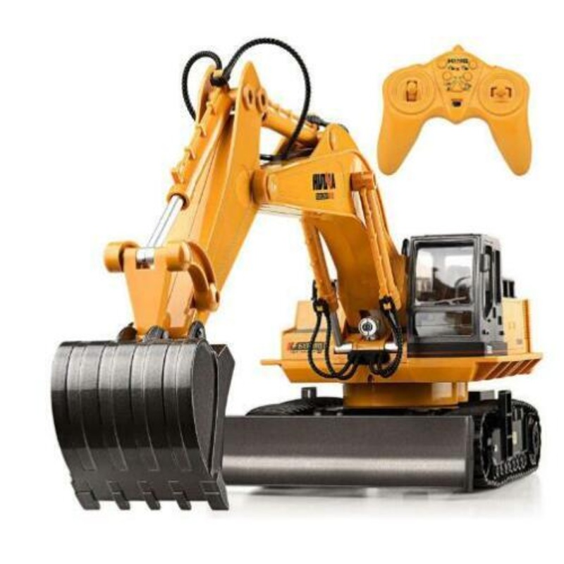HUINA 1531 1/16 2.4G 11CH RC Car Alloy Excavator Engineering Digger