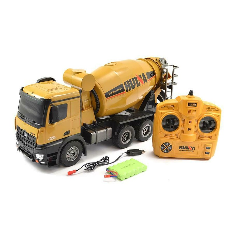 HUINA 1574 1/14 10 Channel RC Concrete Mixer 2.4GhZ