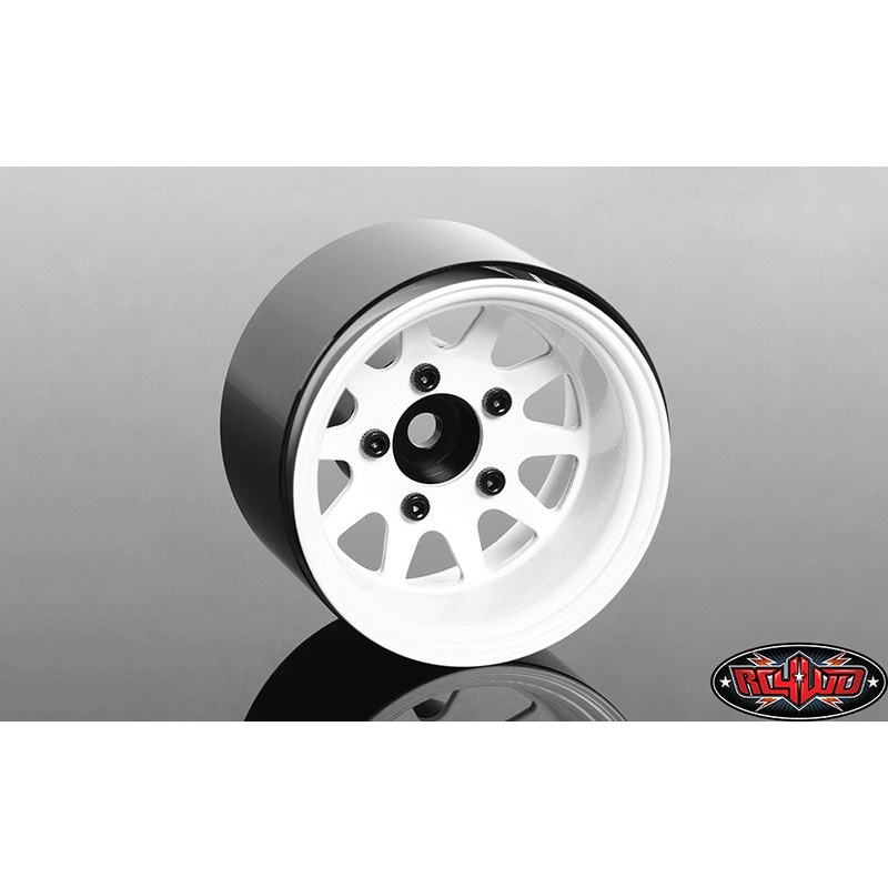 RC4WD Z-W0284 Deep Dish Wagon 1.55" Stamped Steel Beadlock Wheels (White)