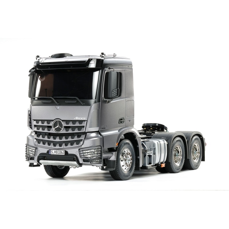 TAMIYA 56359 Mercedes Benz Arocs 3363 6x4 Classic Space Light Gun Metal