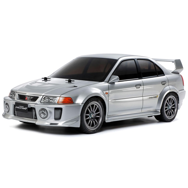 TAMIYA 58713-60A Mitsubishi Lancer Evolution V 1/10 4WD Electric Touring Car Kit (TT-02)