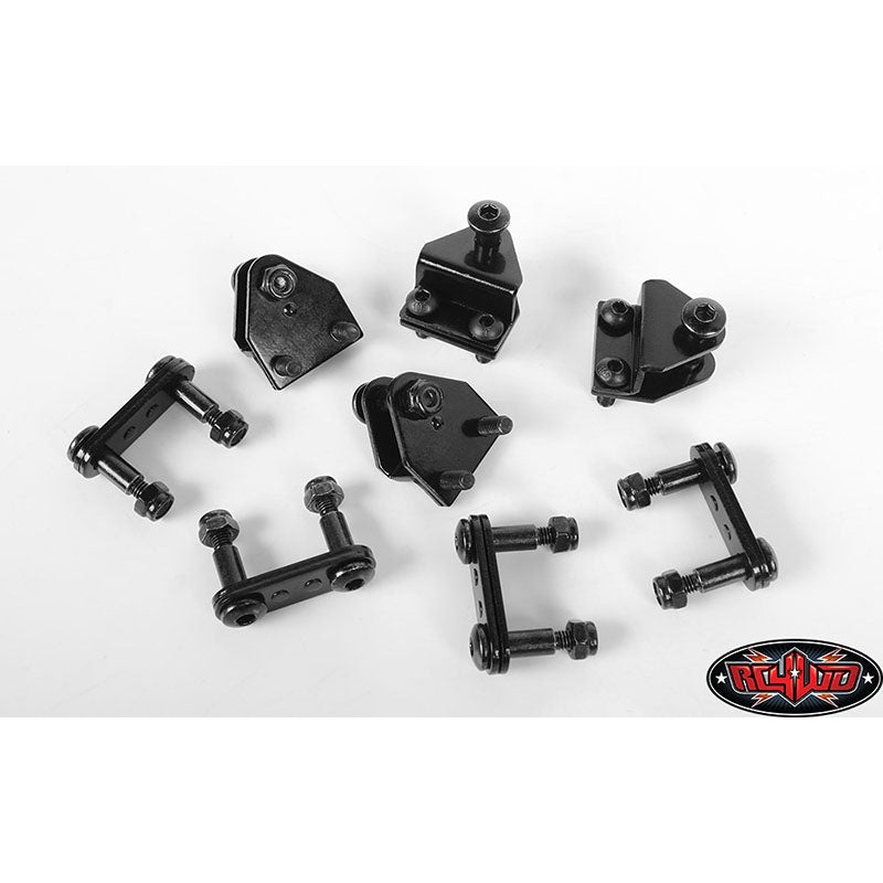 RC4WD Z-S0047 Leaf Spring Shackles & Mounts Kit