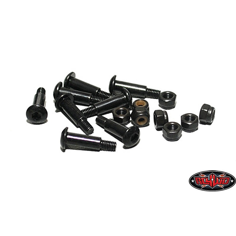 RC4WD Z-S0275 Leaf Spring Shoulder Screws (Black)