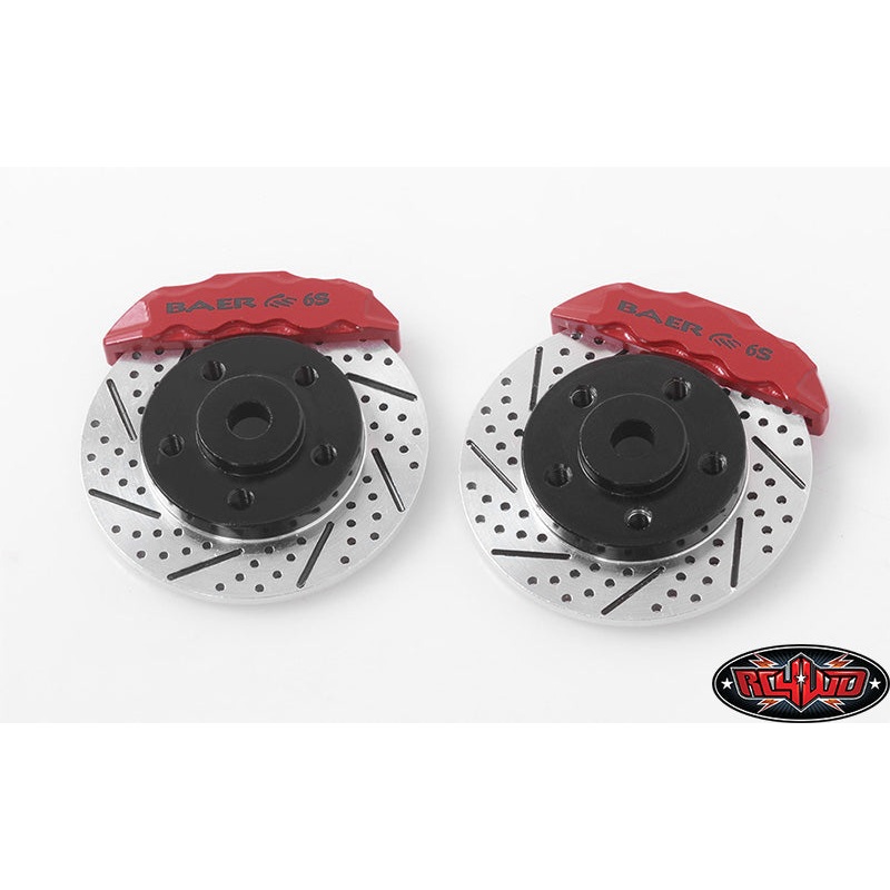 RC4WD Z-S1712 Baer Brake Systems Rotor and Caliper Set for 1.9" 5 Lug Steel Wheels